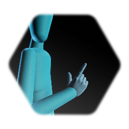 Puppet with "Rigged hands"