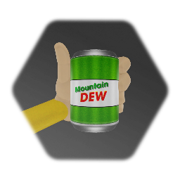 A can of Mountain Dew... Yeah!