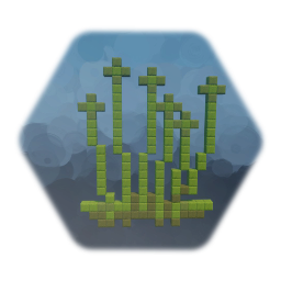 Pixel  Art  Alien Flora #5 (Zerviate Chrysanthemum)