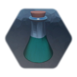 Teal Potion Bottle