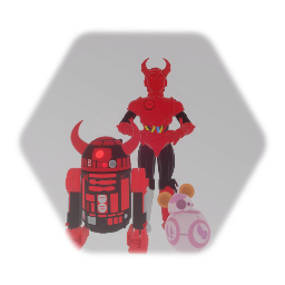 R3-V2,BB9,and C6P-80