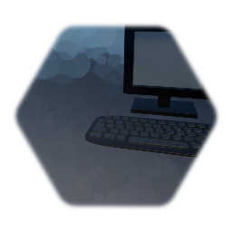 Computer with Keyboard
