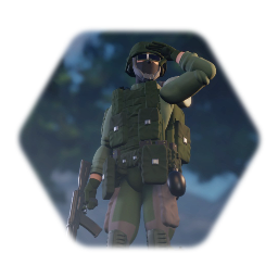 Russian Soldier - Forest