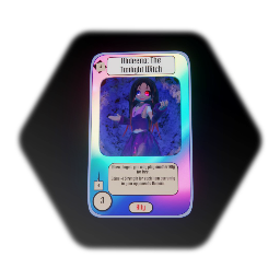DREAM FIGHTERS - Mideena: The Twi. Witch (Ally Card Concept)