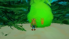 Three aku aku mask yo be invisible