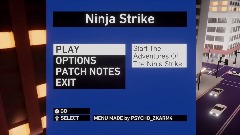 Ninja Strike Main Menu
