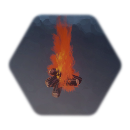Log fire