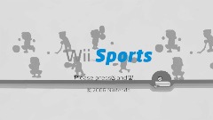 Wii sports Main menu