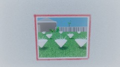 A Lawn Being Sprinkled by David Hockney