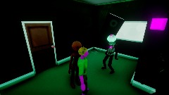 Alien party room
