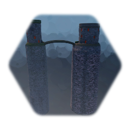 Miniature stone witch tower