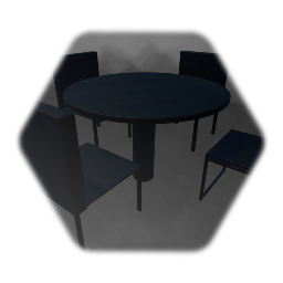 Round Table with chairs