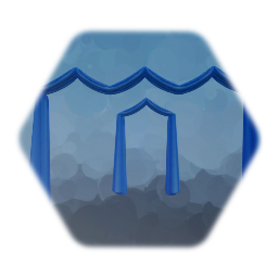 Blue Sash Curtain