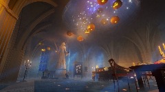 Hogwarts Halloween | Ravenclaw decorations