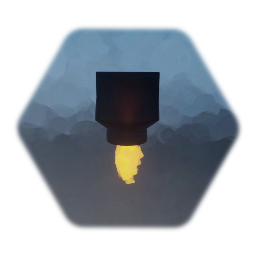 Flaming Jet Engine