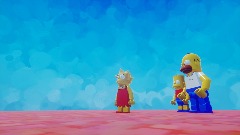LEGO Simpsons fanart 3D