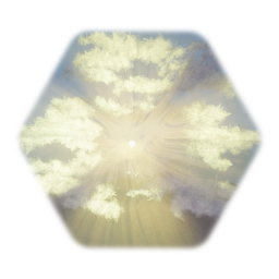 Sun Cloud Ray Burst