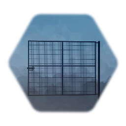 Construction site gate