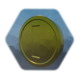 Mario Style Collectable Gold Coin