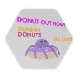 Dunkin Donuts spider donut