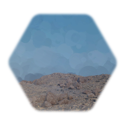 Mountain terrain ground block