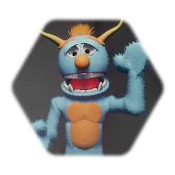 A Monster (totally not a guy in a suit)