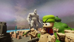 SHOOT the Yeti Army or get chased by Bambi FNF