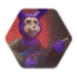 Showbiz pizza Stylized bonnie the rabbit