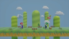 Remix of SUPER MARIO BROS: Title screen