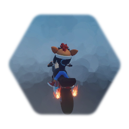 Crash bandicoot motorcycle