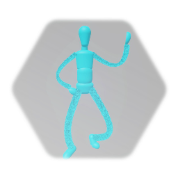 Cartoonish limbs puppet