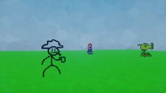 Mario kills Cubeoid and dies