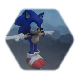 HDreamCast Sonic Model Pun intended