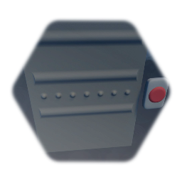 Opening door with button