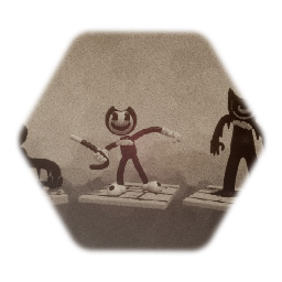 Bendy and searcher rare Dreams figures