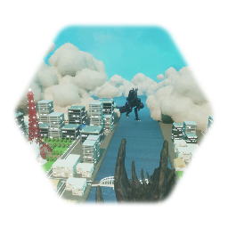 Remix of remixable ghost of godzilla fight 1