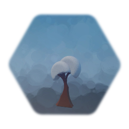 Winterized Realistic Littlebigplanet Tree