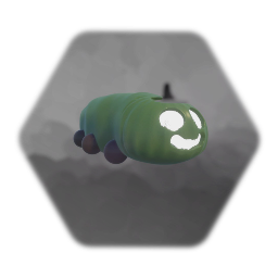 A pumpkin cartepillar