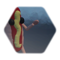 Hotdog warrior