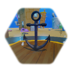 Spongebob Custom Falling Anchor Hazard