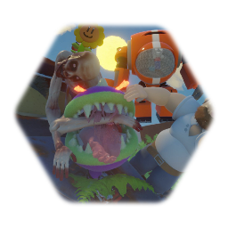 The Plant kill Zombie.