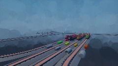 Train logic showcase. Arcade style