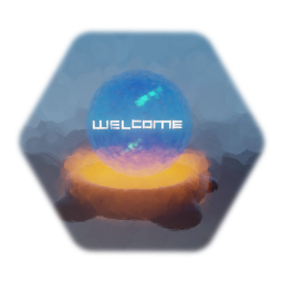 Welcome Sign In Crystal Orb #1 (Complete)