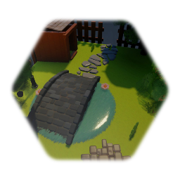 Wellcome garden walkway space