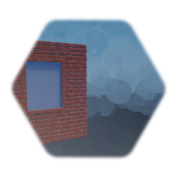 Small Brick Wall Window