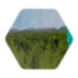 Base Mountain Landscape + Grass