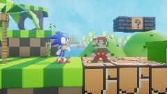 Mario vs Sonic Fnf, Free Stile!