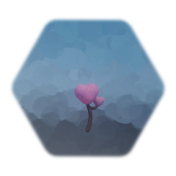 Spooky heart glow-tree