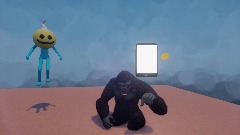 Flying gorilla