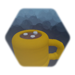 Hot coco with marshmallow